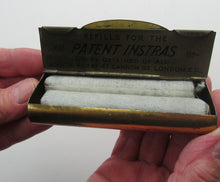 Load image into Gallery viewer, Victorian Tin with Original Contents. Charcoal Refills for the INSTRA HAND WARMER
