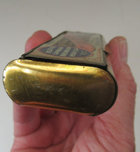 Victorian Tin with Original Contents. Charcoal Refills for the INSTRA HAND WARMER