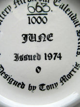 Load image into Gallery viewer, 1970s Poole Charger Tony Morris Medieval Calendar Series
