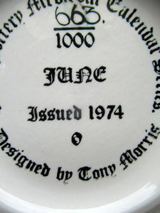 1970s Poole Charger Tony Morris Medieval Calendar Series