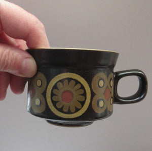1960s DENBY Arabesque Tea Cup and Saucer