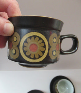 1960s DENBY Arabesque Tea Cup and Saucer