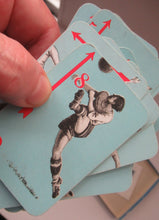 Load image into Gallery viewer, 1960s VINTAGE Football Cards Game. PENALTY published by Pepys Games
