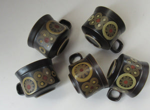 1960s DENBY Arabesque Tea Cup and Saucer
