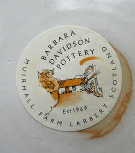  SCOTTISH STUDIO POTTERY Dish by Barbara Davidson