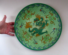 Load image into Gallery viewer, Charlotte Rhead 1930s Crown Ducal  Manchu Dragon Charger
