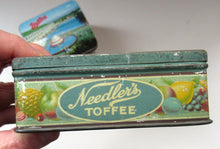 Load image into Gallery viewer, Three Vintage 1960s Advertising Tins. Butlins, Budgies and Needler&#39;s Toffee
