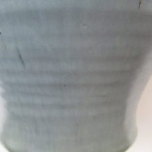 Load image into Gallery viewer, 1940s UPCHURCH Large British Studio Art Pottery Vase in Attractive Grey-Blue Tones 
