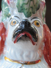 Load image into Gallery viewer, Cute ANTIQUE STAFFORDSHIRE 19th Century Tall Spaniel Dog Jug or Pitcher
