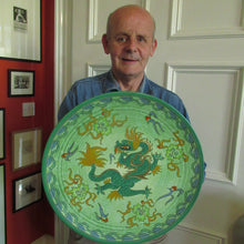 Load image into Gallery viewer, Charlotte Rhead 1930s Crown Ducal  Manchu Dragon Charger
