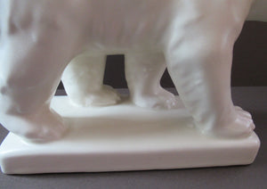 RARE 1930s Art Deco POLAR BEAR by Beswick. Model Number 417