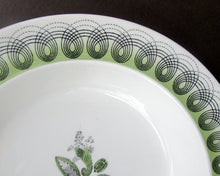 Load image into Gallery viewer, ERIC RAVILIOUS. Vintage 1950s Wedgwood SIX SOUP BOWLS. Persephone / Harvest Festival Pattern
