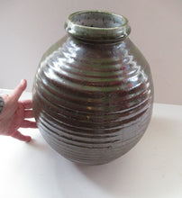 Load image into Gallery viewer, Vintage 1970s Heavy Brutalist Scottish Studio Pottery Vase JF Coull
