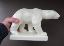 Load image into Gallery viewer, RARE 1930s Art Deco POLAR BEAR by Beswick. Model Number 417
