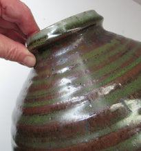 Load image into Gallery viewer, Vintage 1970s Heavy Brutalist Scottish Studio Pottery Vase JF Coull
