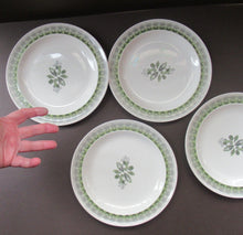Load image into Gallery viewer, ERIC RAVILIOUS. Vintage 1950s Wedgwood FOUR DESSERT PLATES. Persephone / Harvest Festival Pattern
