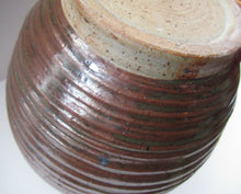 Load image into Gallery viewer, Vintage 1970s Heavy Brutalist Scottish Studio Pottery Vase JF Coull
