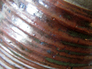 Vintage 1970s Heavy Brutalist Scottish Studio Pottery Vase JF Coull