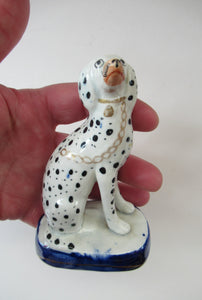 Antique 19th Century Dalmatian Dog. Single Figurine