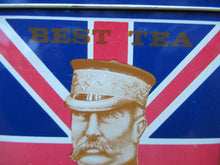 Load image into Gallery viewer, 1970s Dodo Designs Tea Caddy Featuring Boer War Generals

