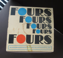 Load image into Gallery viewer, 1960s Board Game Entitled &quot;Fours&quot;. Space Age 3 Dimensional Noughts and Crosses
