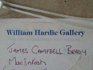 James Campbell Brady Watercolour Entitled MacIntosh