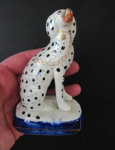 Antique 19th Century Dalmatian Dog. Single Figurine