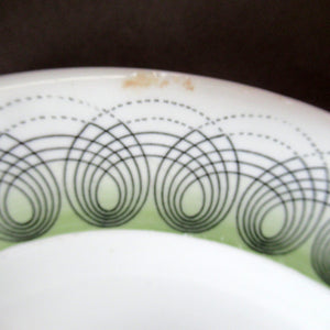 ERIC RAVILIOUS. Vintage 1950s Wedgwood  LARGE SERVING PLATTER. Persephone / Harvest Festival Pattern with Stylised Fish