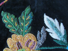Load image into Gallery viewer, Antique 1880s Black Velvet and Beadwork Tea Cosy
