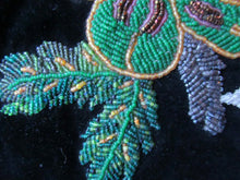 Load image into Gallery viewer, Antique 1880s Black Velvet and Beadwork Tea Cosy
