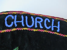 Load image into Gallery viewer, Antique 1880s Black Velvet and Beadwork Tea Cosy
