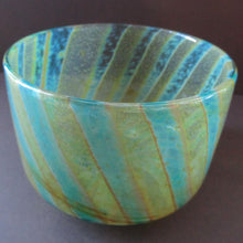 Load image into Gallery viewer, Vintage 1970s Mdina Green Glass Bowl
