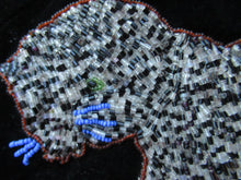 Load image into Gallery viewer, Antique 1880s Black Velvet and Beadwork Tea Cosy
