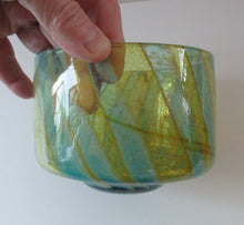 Load image into Gallery viewer, Vintage 1970s Mdina Green Glass Bowl
