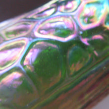 Load image into Gallery viewer, Antique Art Nouveau Kralik Iridescent Metal Glass Vases, Probably by Carl Stolzle

