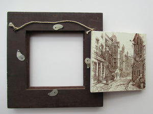 Victorian Mintons Tile. Cardinal Beaton's House in Edinburgh