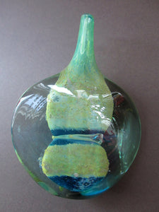 Vintage 1970s Mdina Lollipop Vase Sculpture