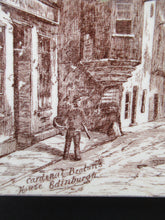 Load image into Gallery viewer, Victorian Mintons Tile. Cardinal Beaton&#39;s House in Edinburgh
