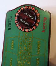 Load image into Gallery viewer, 1920s Vintage Tin Shaped as a Roulette Table - with original separate spinner
