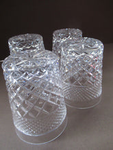 Load image into Gallery viewer, Matching Set of Four Stuart Crystal Tumblers  Braemar Sandringham
