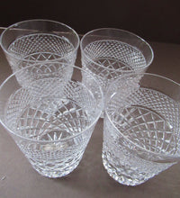 Load image into Gallery viewer, Matching Set of Four Stuart Crystal Tumblers  Braemar Sandringham
