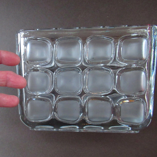 Sklo Union Lens Vase Frantisek Vizner 1960s Glass