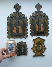 Load image into Gallery viewer, Persian Qajar Paper Mache Antique Wall Mirror
