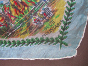 Vintage 1956 Australian Olympic Games Melbourne Souvenir Silk Scarf