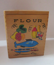 Load image into Gallery viewer, 1950&#39;s INTERSTACKING Wooden Food Kitchen Storage boxes.
