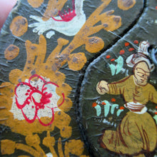 Load image into Gallery viewer, Persian Qajar Paper Mache Antique Wall Mirror
