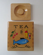 Load image into Gallery viewer, 1950&#39;s INTERSTACKING Wooden Food Kitchen Storage boxes.
