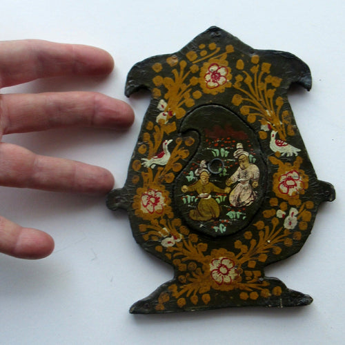 Persian Qajar Paper Mache Antique Wall Mirror