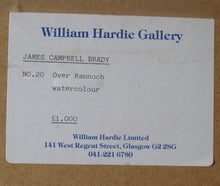 Load image into Gallery viewer, Scottish Art Watercolour Constuctivist Art After Lissitzky Over Rannoch James Campell Brady
