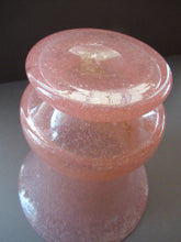 Load image into Gallery viewer, 1930s Art Deco Heavy Bubble Glass Vase. Possibly John Walsh Walsh
